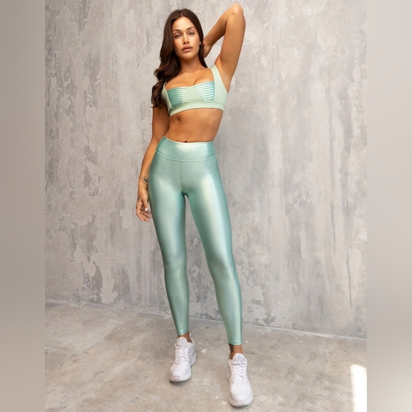 Heroine Sport Pants - Heroine Sport Marvel Mint Green Leggings